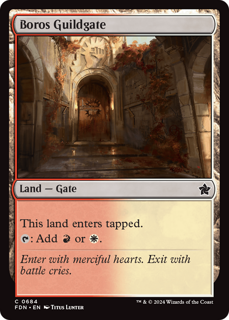 Boros Guildgate [Foundations] | Boutique FDB TCG