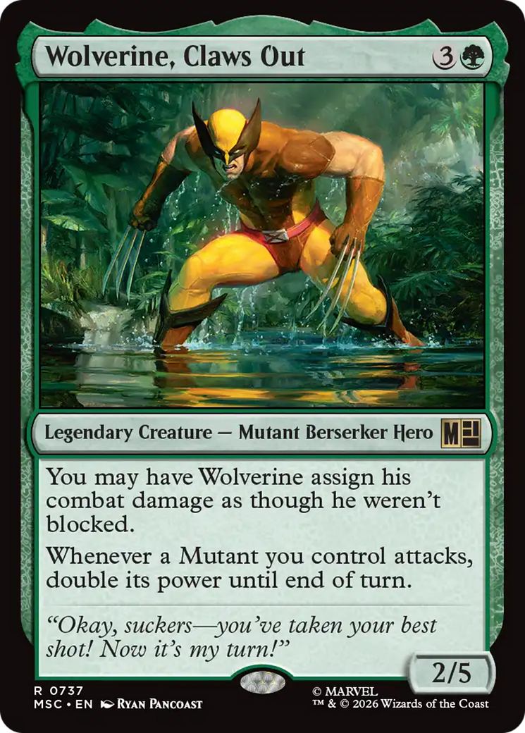 Wolverine, Claws Out [Marvel Super Heroes Commander] | Boutique FDB TCG