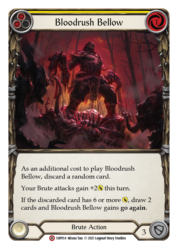 Bloodrush Bellow [1HP014] (History Pack 1) | Boutique FDB TCG