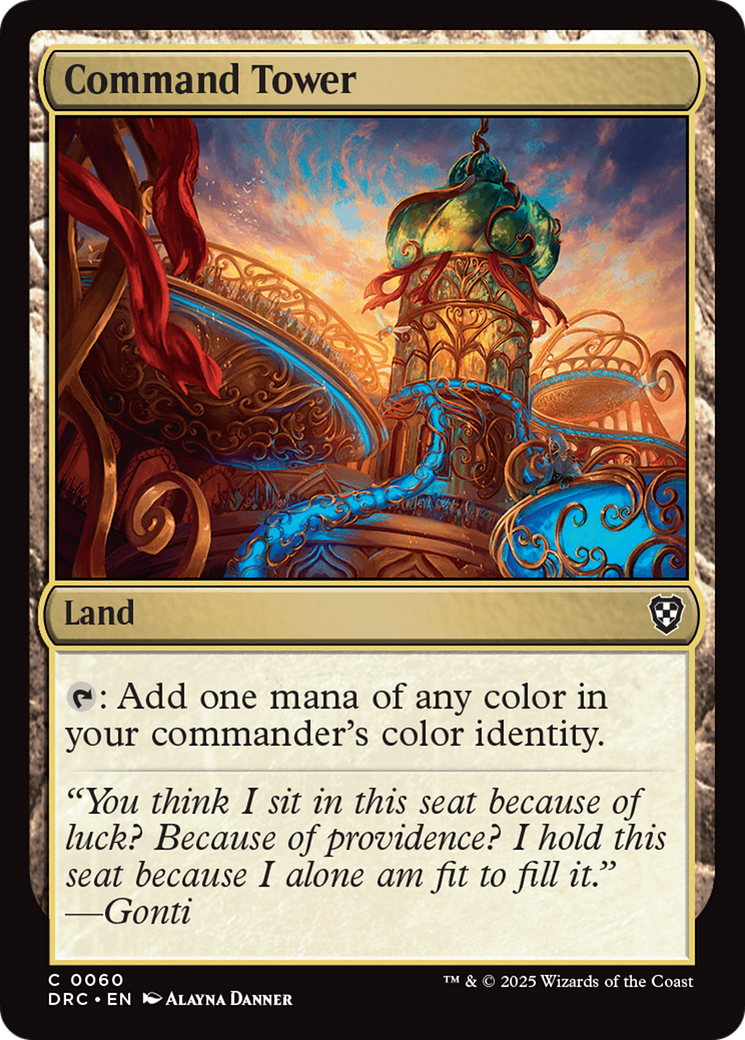 Command Tower (0060) [Aetherdrift Commander] | Boutique FDB TCG