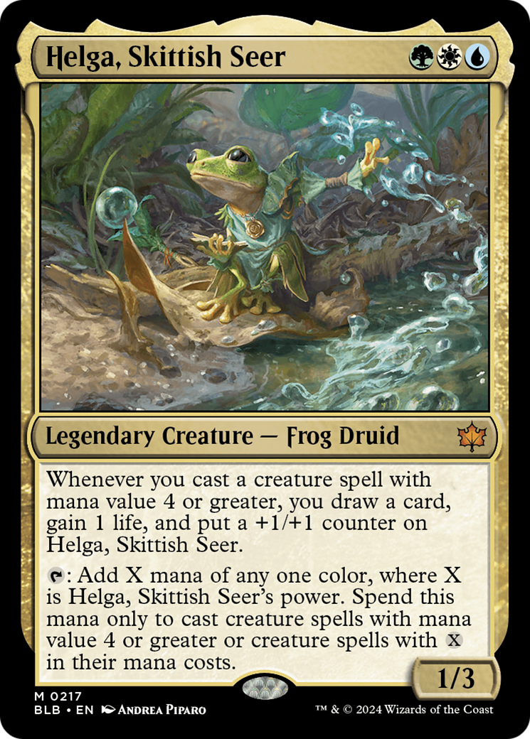 Helga, Skittish Seer [Bloomburrow] | Boutique FDB TCG