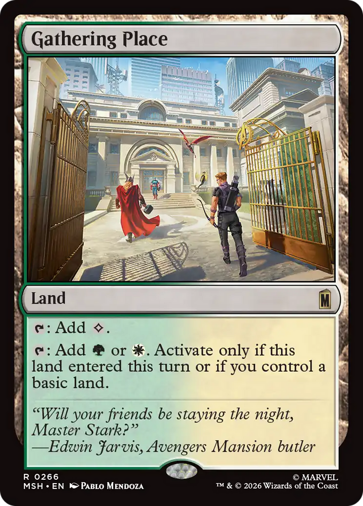 Gathering Place [Marvel Super Heroes] | Boutique FDB TCG
