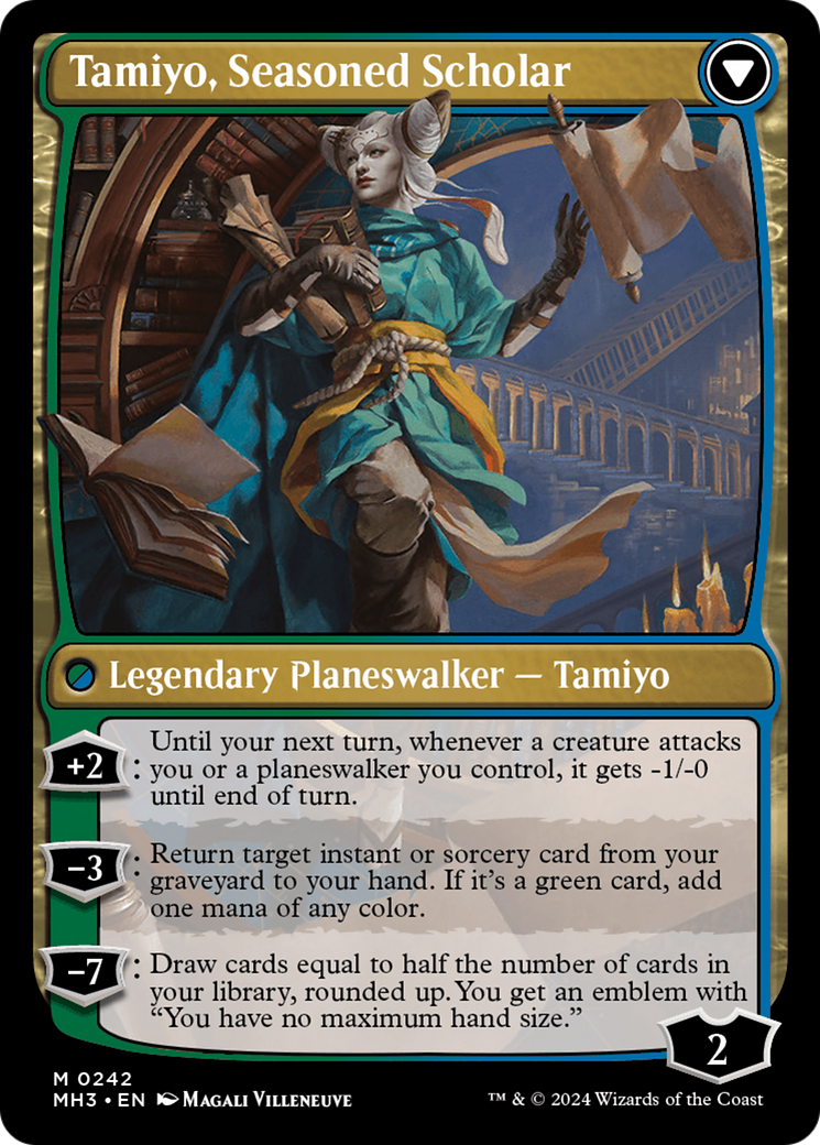 Tamiyo, Inquisitive Student // Tamiyo, Seasoned Scholar [Modern Horizons 3] | Boutique FDB TCG