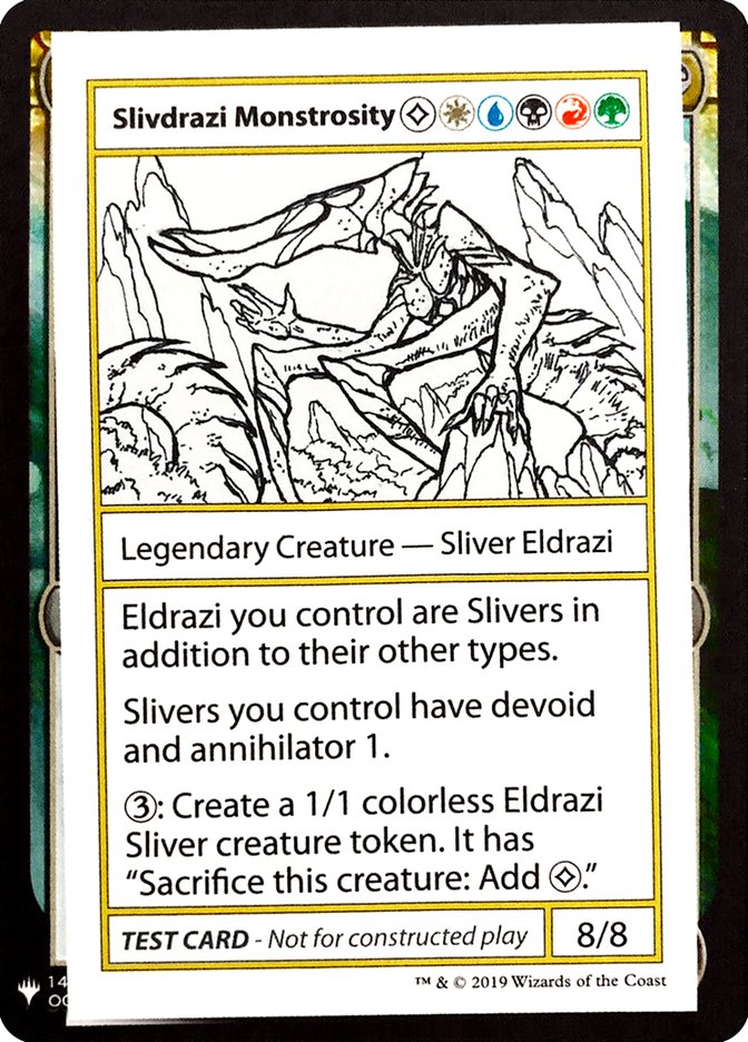 Slivdrazi Monstrosity [Mystery Booster Playtest Cards] | Boutique FDB TCG