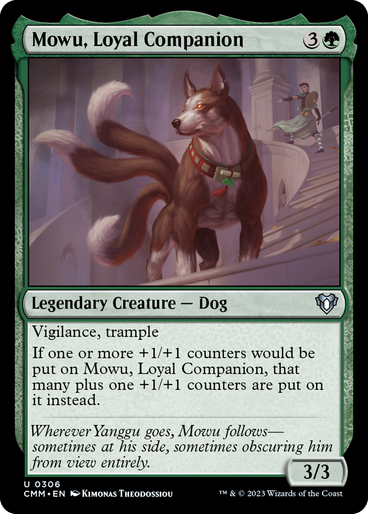 Mowu, Loyal Companion [Commander Masters] | Boutique FDB TCG