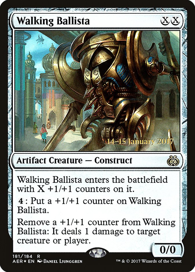 Walking Ballista [Aether Revolt Prerelease Promos] | Boutique FDB TCG