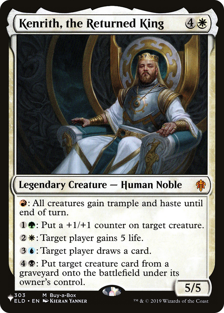 Kenrith, the Returned King [The List] | Boutique FDB TCG