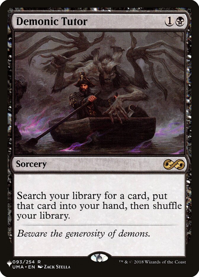 Demonic Tutor [The List] | Boutique FDB TCG