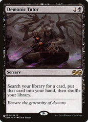 Demonic Tutor [The List] | Boutique FDB TCG