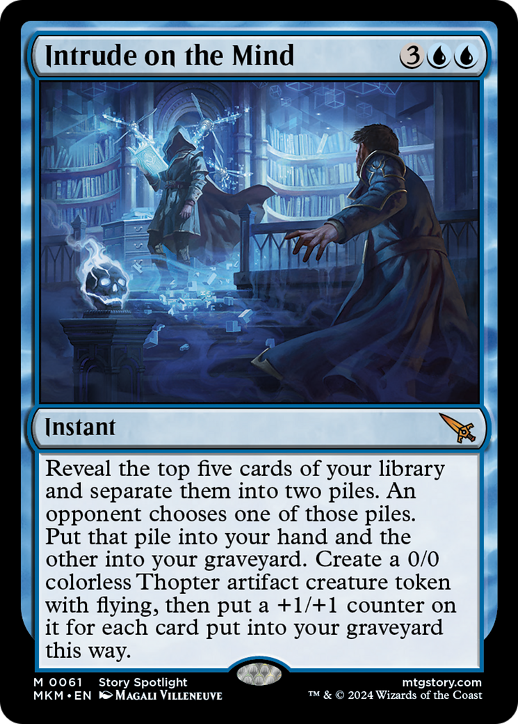 Intrude on the Mind [Murders at Karlov Manor] | Boutique FDB TCG