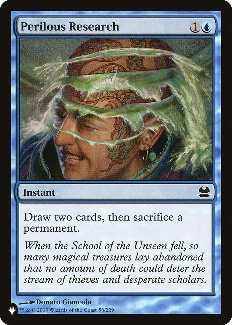 Perilous Research [The List] | Boutique FDB TCG