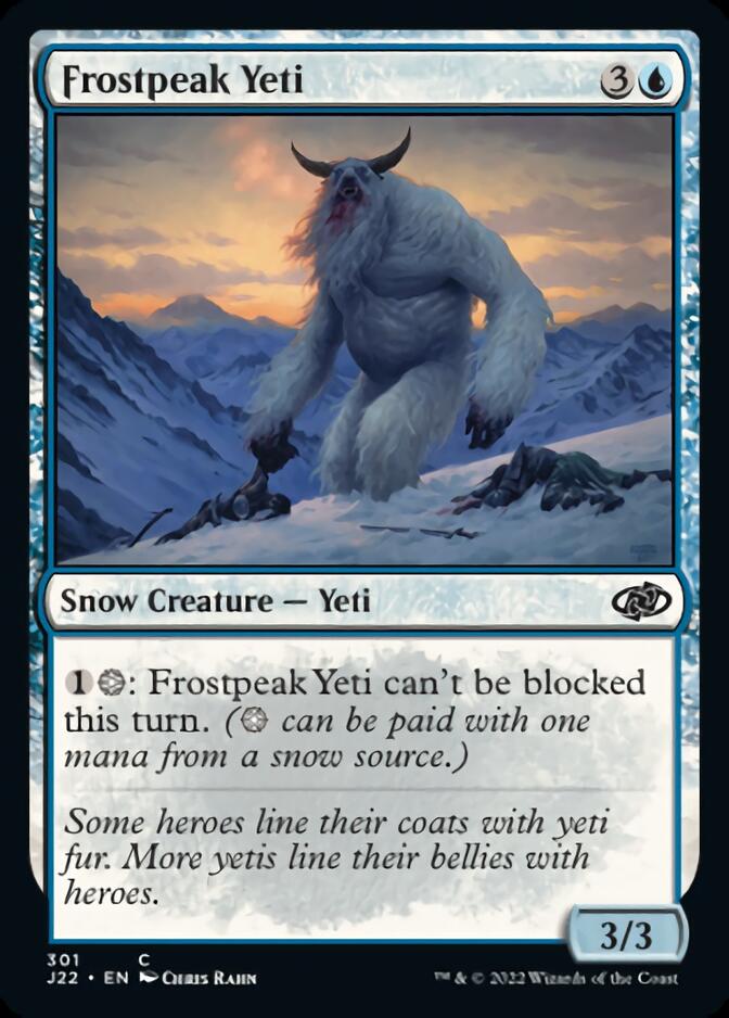 Frostpeak Yeti [Jumpstart 2022] | Boutique FDB TCG