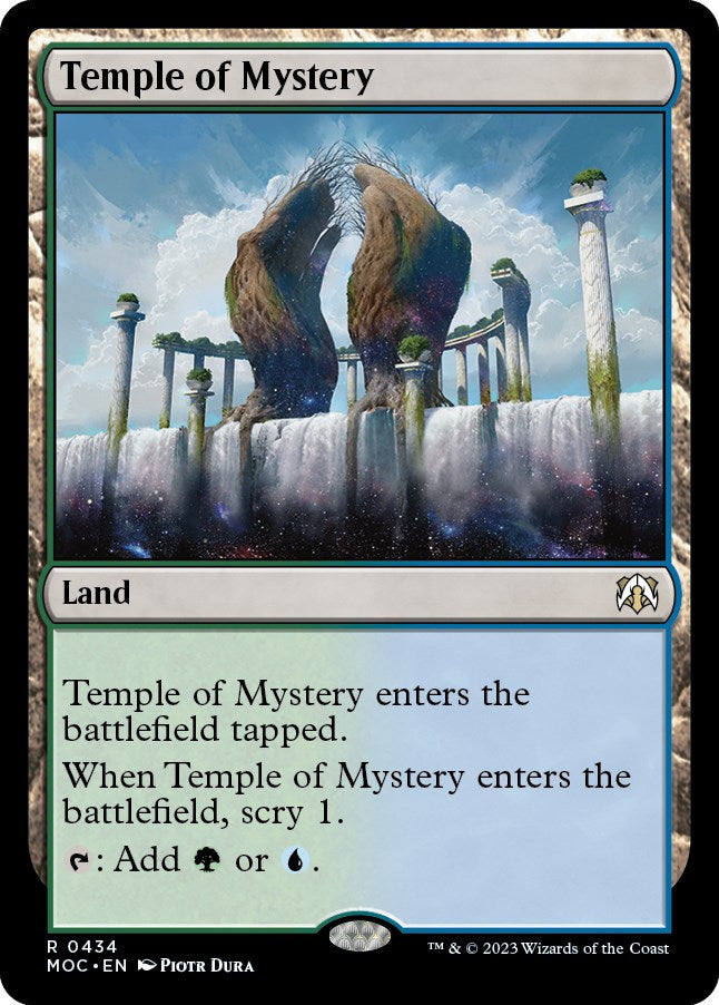 Temple of Mystery [March of the Machine Commander] | Boutique FDB TCG