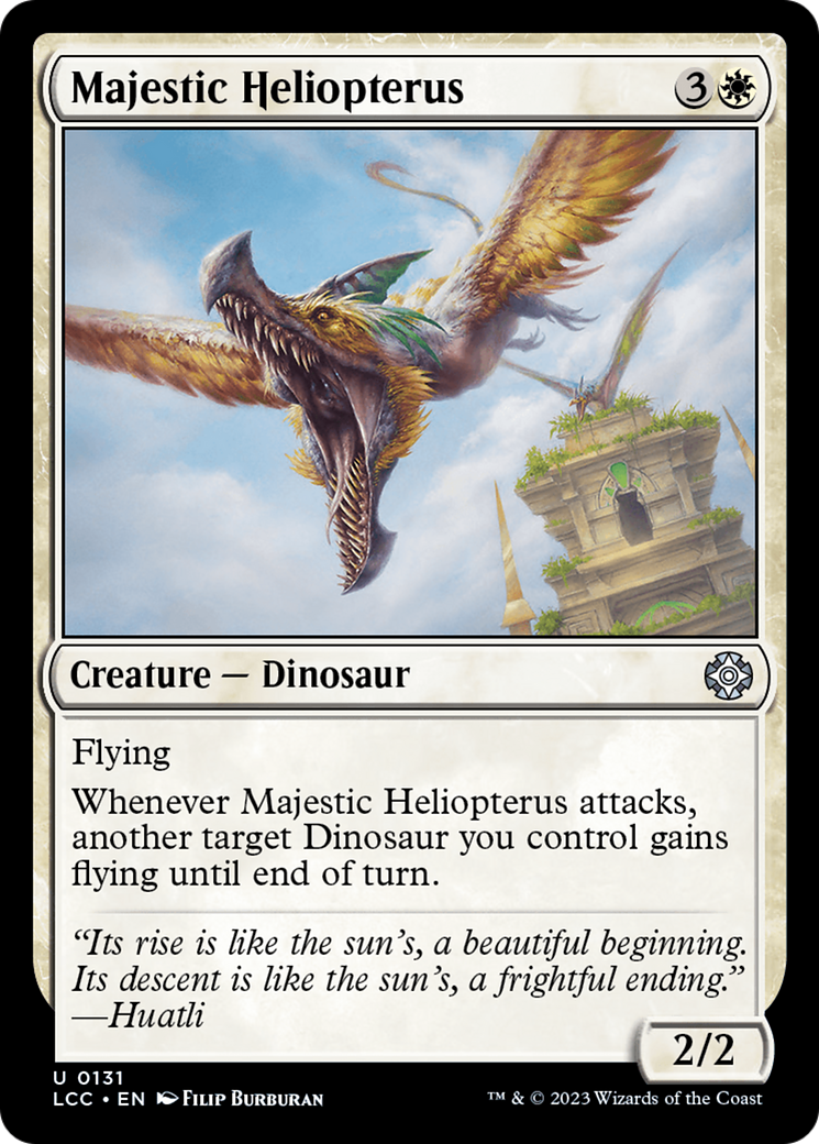Majestic Heliopterus [The Lost Caverns of Ixalan Commander] | Boutique FDB TCG