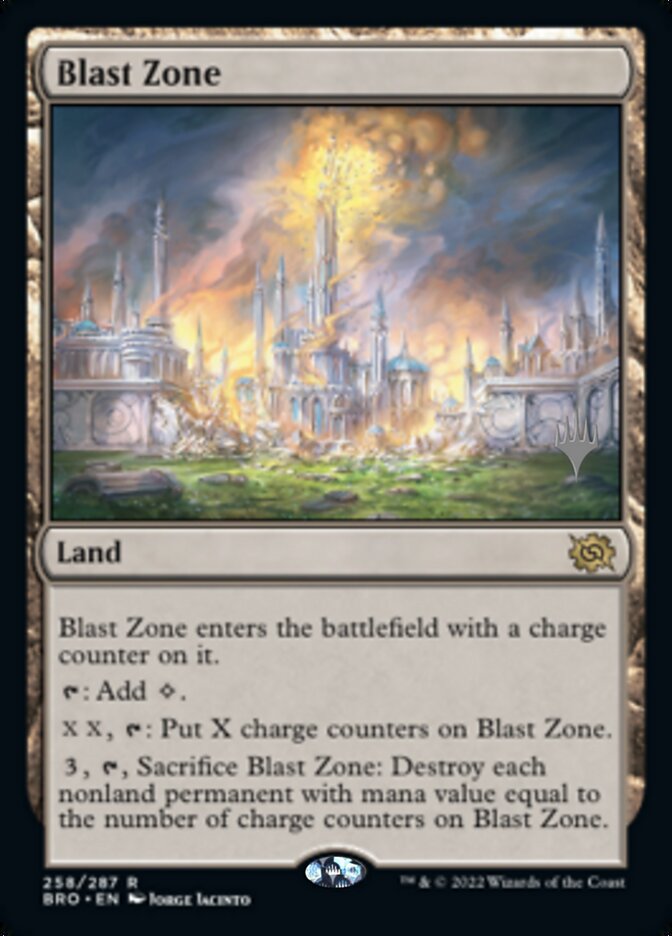 Blast Zone (Promo Pack) [The Brothers' War Promos] | Boutique FDB TCG