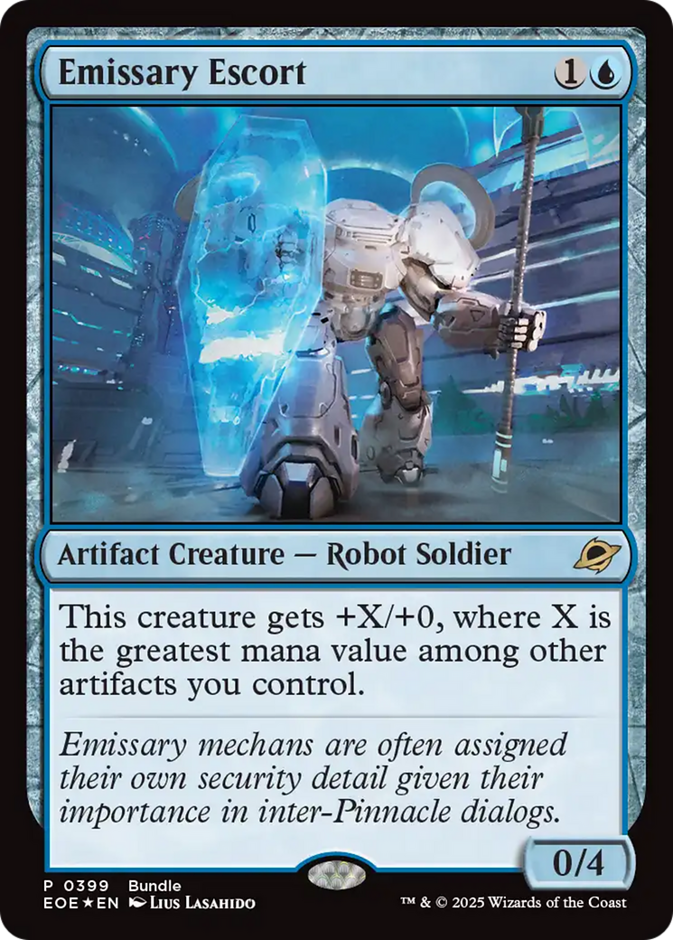 Emissary Escort [Edge of Eternities Prerelease Promos] | Boutique FDB TCG