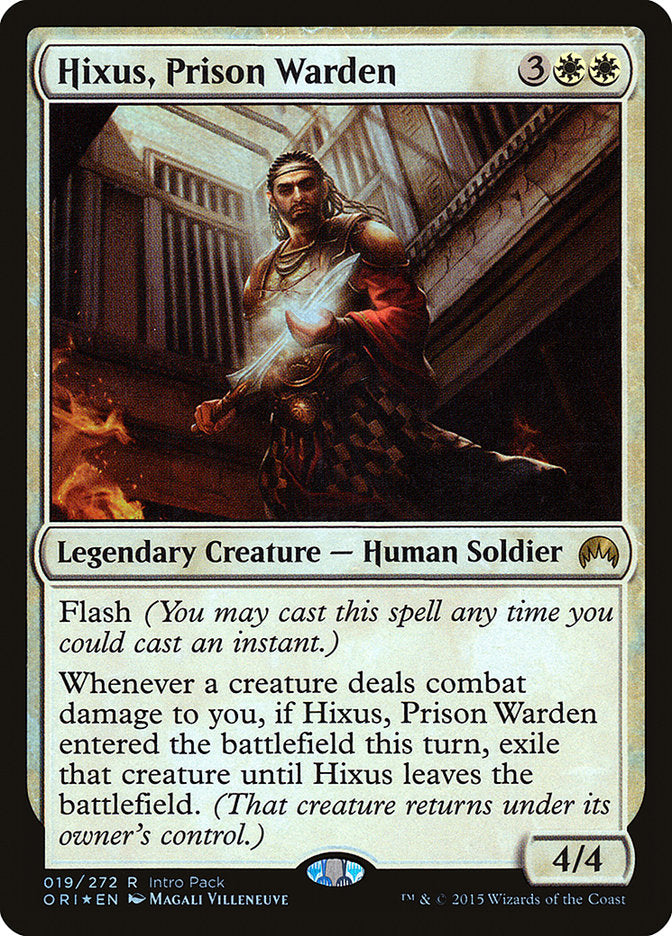 Hixus, Prison Warden (Intro Pack) [Magic Origins Promos] | Boutique FDB TCG