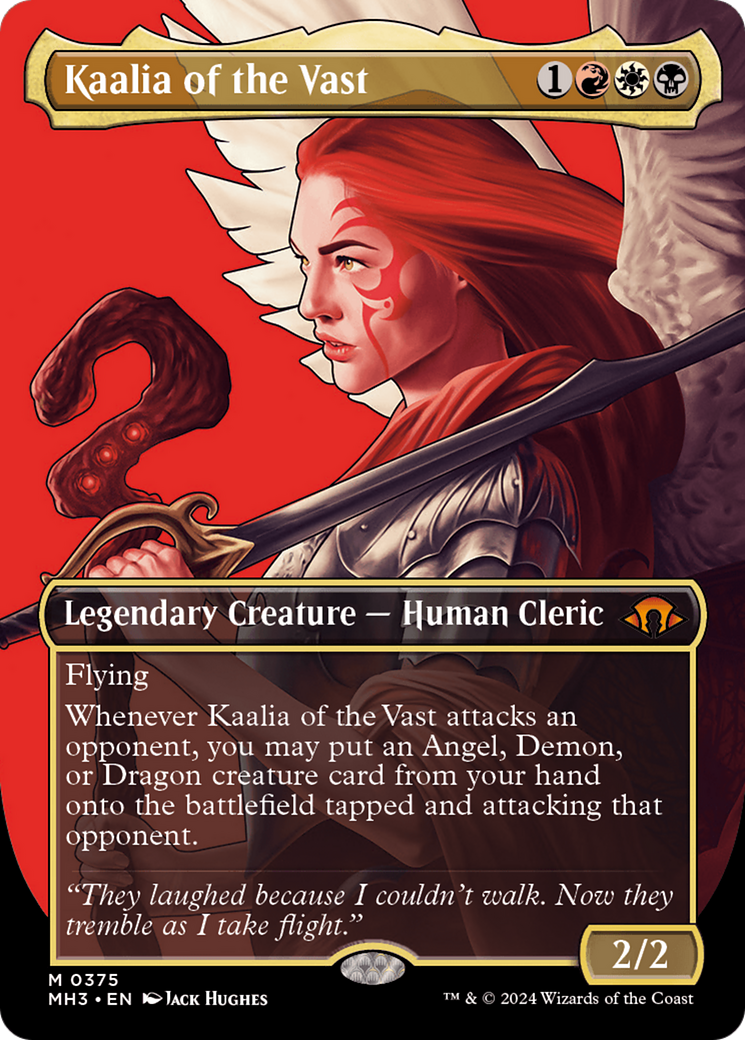 Kaalia of the Vast (Borderless) (0375) [Modern Horizons 3] | Boutique FDB TCG