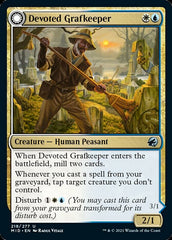Devoted Grafkeeper // Departed Soulkeeper [Innistrad: Midnight Hunt] | Boutique FDB TCG