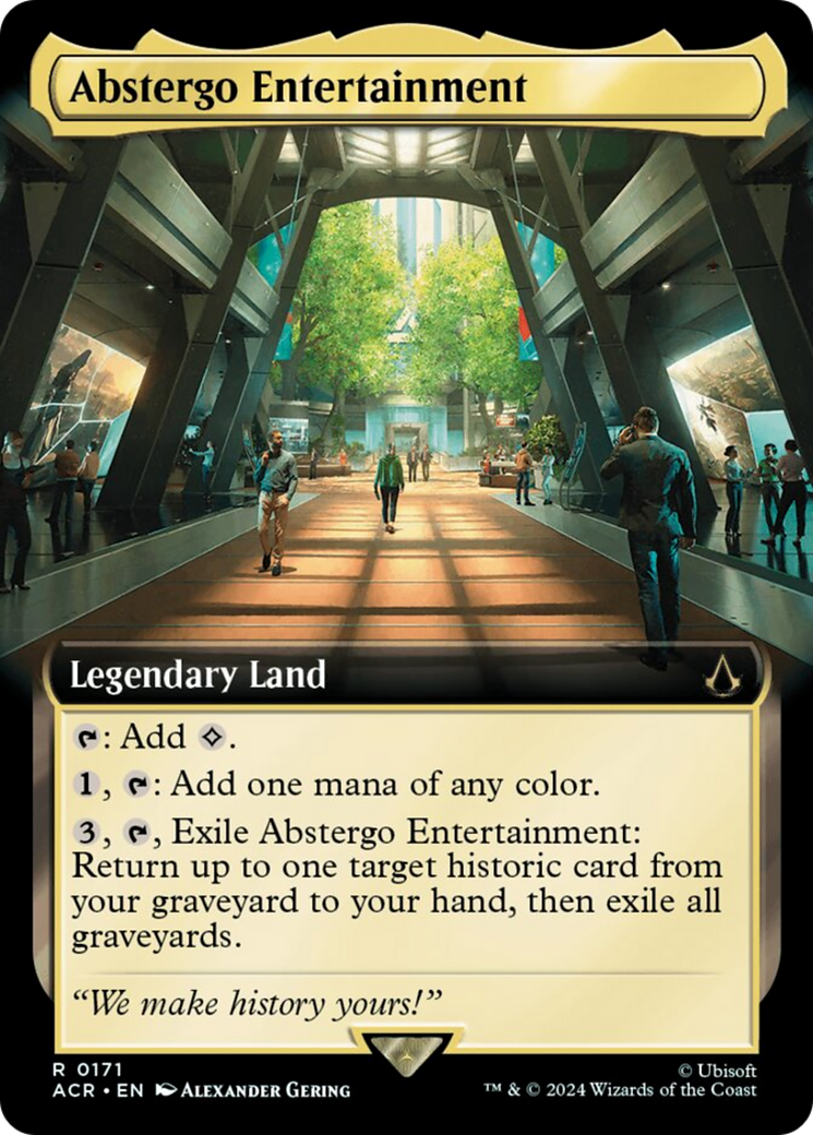Abstergo Entertainment (Extended Art) [Assassin's Creed] | Boutique FDB TCG