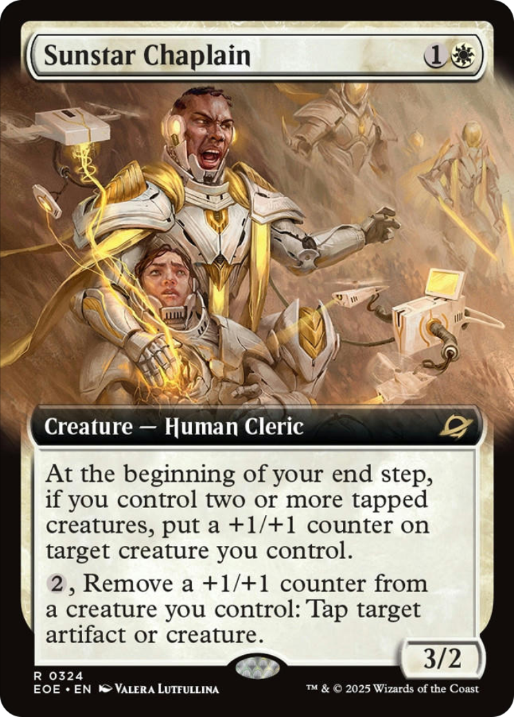 Sunstar Chaplain (Extended Art) [Edge of Eternities] | Boutique FDB TCG