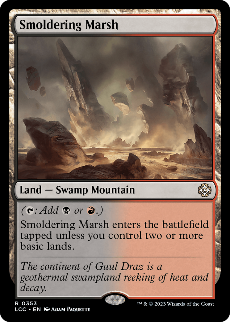 Smoldering Marsh [The Lost Caverns of Ixalan Commander] | Boutique FDB TCG