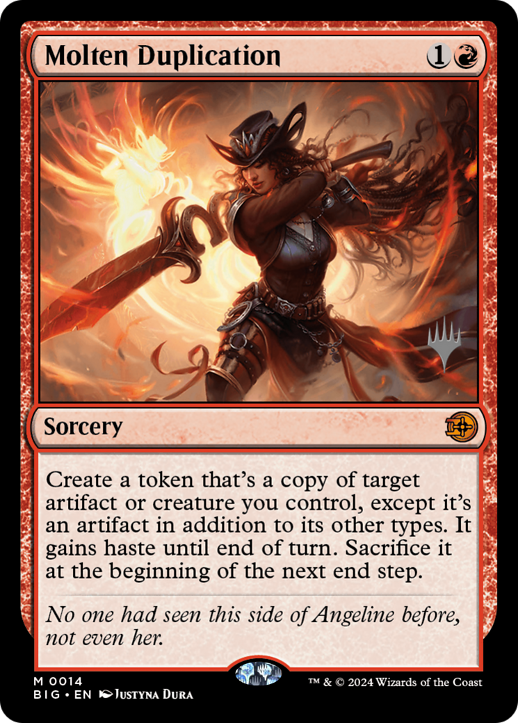 Molten Duplication [Outlaws of Thunder Junction: The Big Score Promos] | Boutique FDB TCG