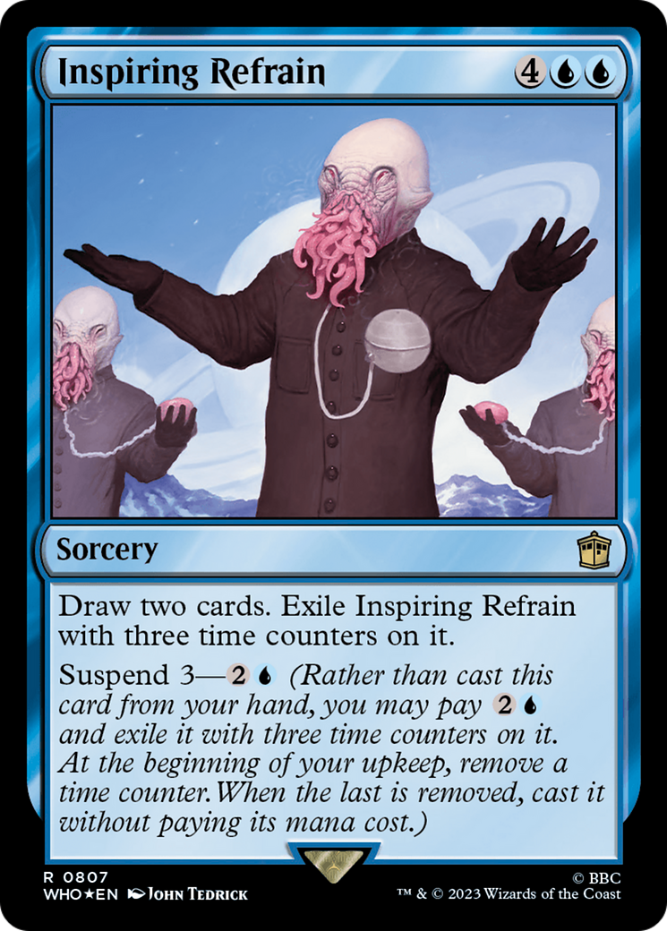 Inspiring Refrain (Surge Foil) [Doctor Who] | Boutique FDB TCG