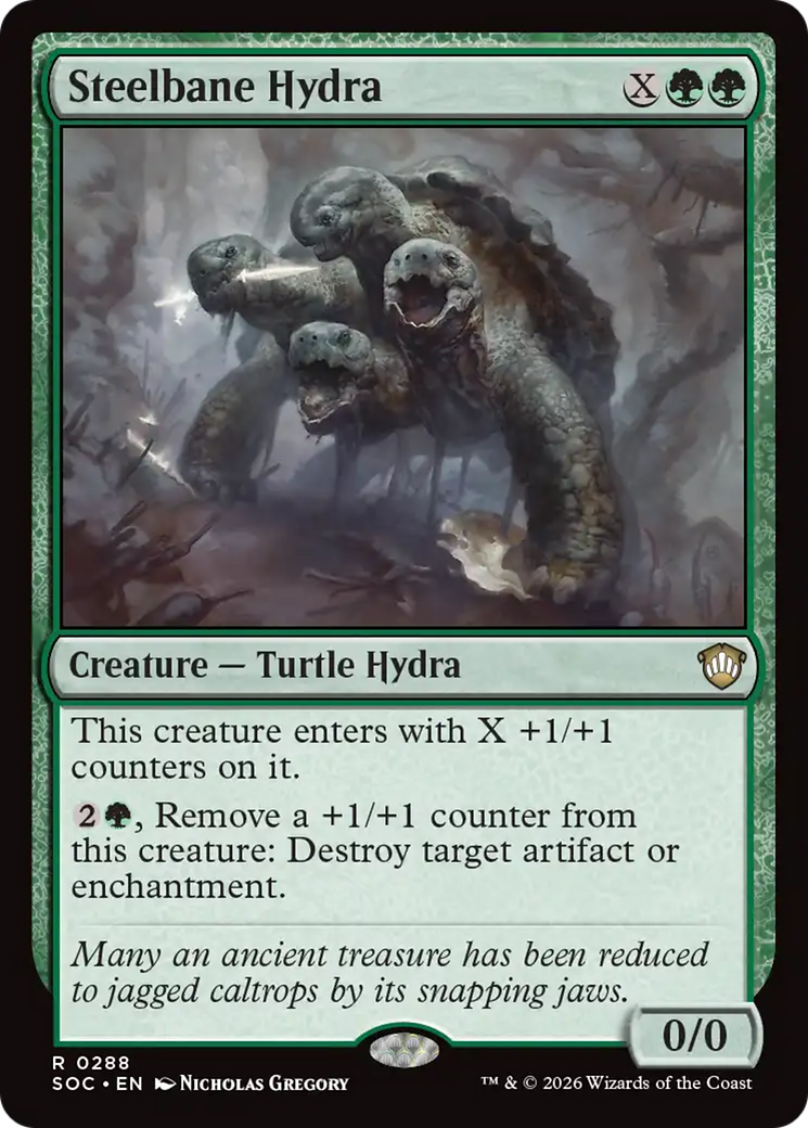 Steelbane Hydra [Secrets of Strixhaven Commander] | Boutique FDB TCG