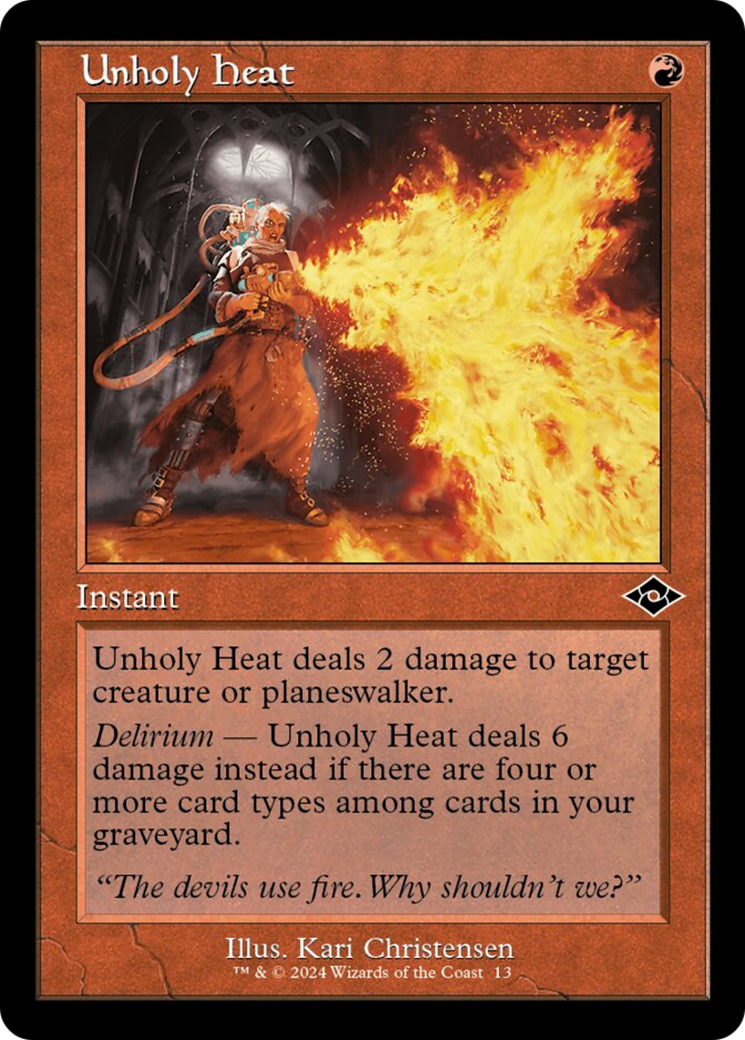 Unholy Heat (Retro) [Modern Horizons 2] | Boutique FDB TCG