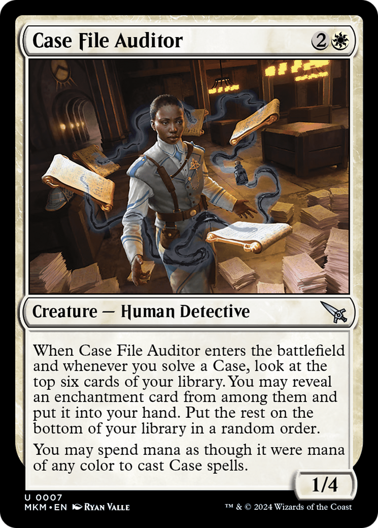 Case File Auditor (Black) [Murders at Karlov Manor] | Boutique FDB TCG