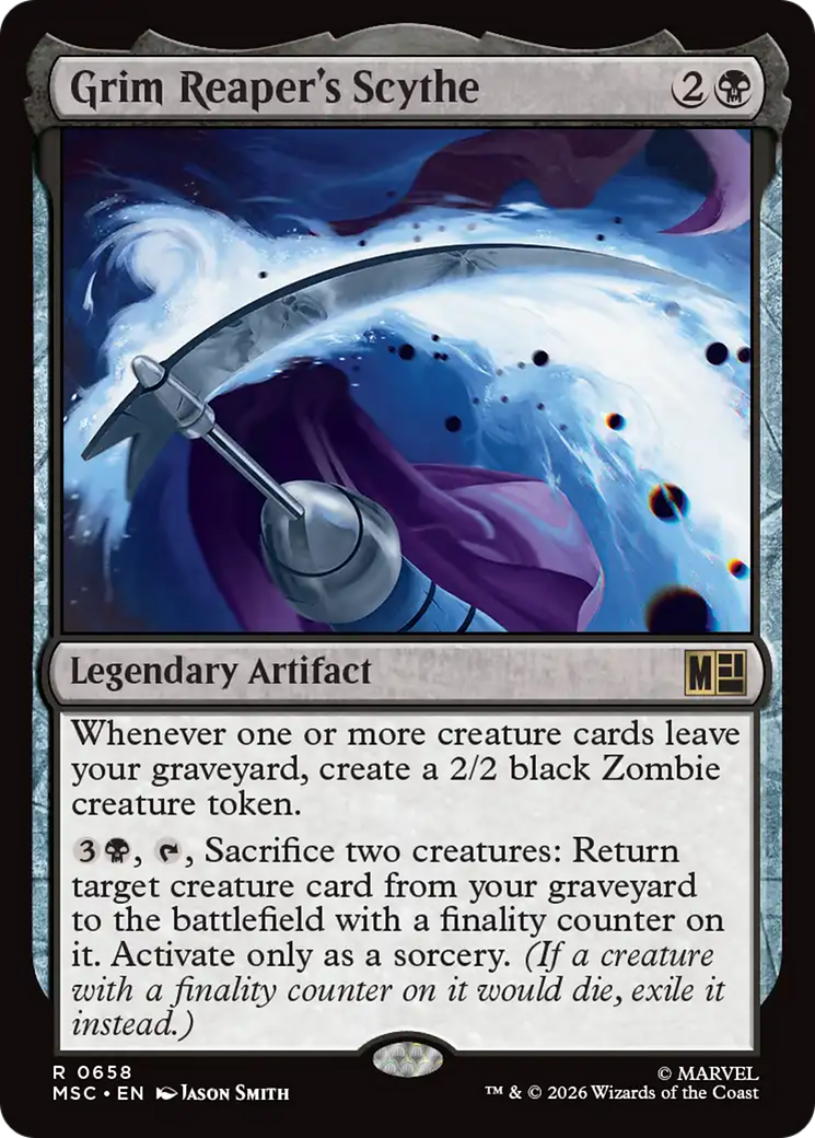 Grim Reaper's Scythe [Marvel Super Heroes Commander] | Boutique FDB TCG