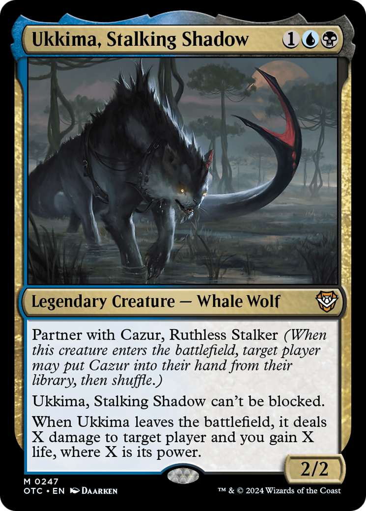 Ukkima, Stalking Shadow [Outlaws of Thunder Junction Commander] | Boutique FDB TCG