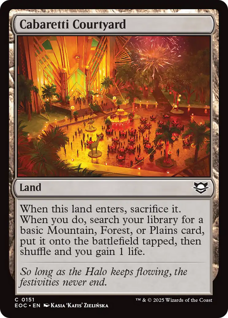 Cabaretti Courtyard [Edge of Eternities Commander] | Boutique FDB TCG