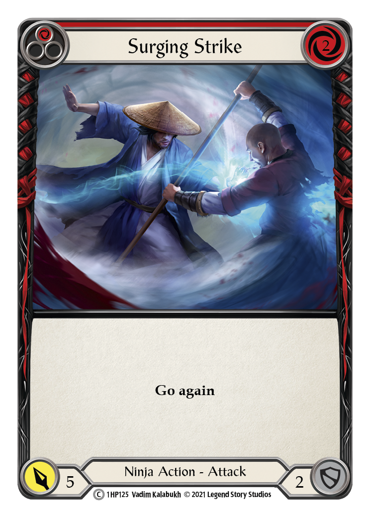 Surging Strike (Red) [1HP125] (History Pack 1) | Boutique FDB TCG