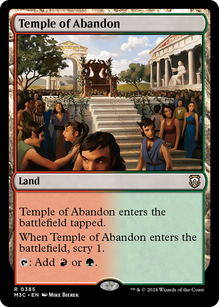 Temple of Abandon [Modern Horizons 3 Commander] | Boutique FDB TCG