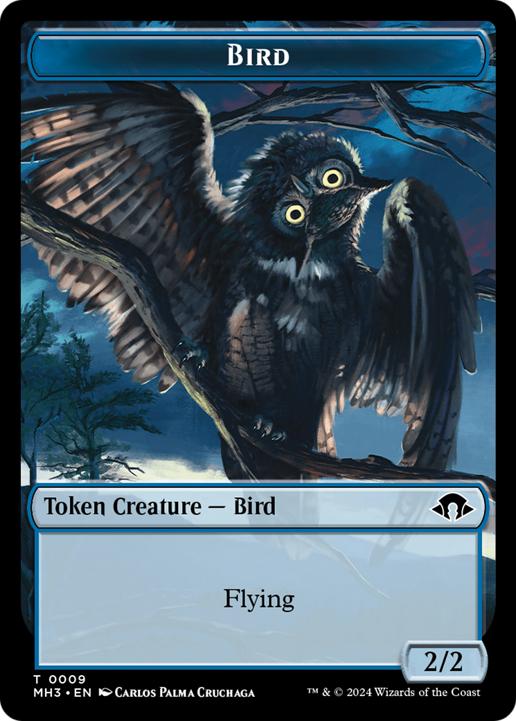 Eldrazi Spawn // Bird Double-Sided Token [Modern Horizons 3 Tokens] | Boutique FDB TCG