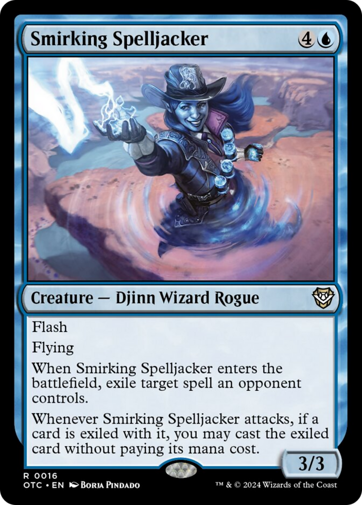 Smirking Spelljacker [Outlaws of Thunder Junction Commander] | Boutique FDB TCG