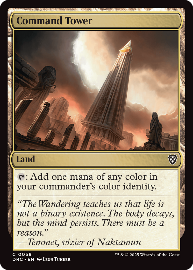 Command Tower [Aetherdrift Commander] | Boutique FDB TCG