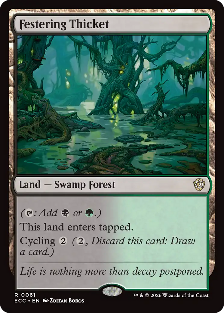 Festering Thicket [Lorwyn Eclipsed Commander] | Boutique FDB TCG