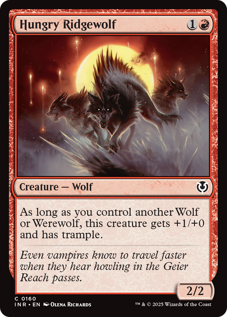 Hungry Ridgewolf [Innistrad Remastered] | Boutique FDB TCG