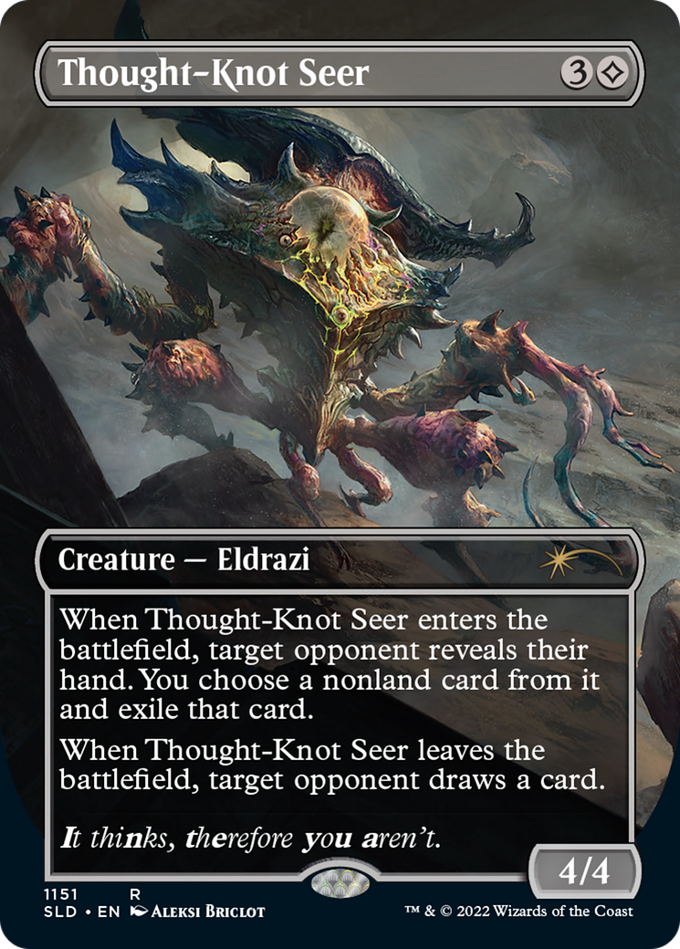 Thought-Knot Seer (1151) (Borderless) [Secret Lair Drop Series] | Boutique FDB TCG