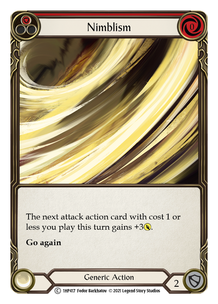 Nimblism (Red) [1HP417] (History Pack 1) | Boutique FDB TCG