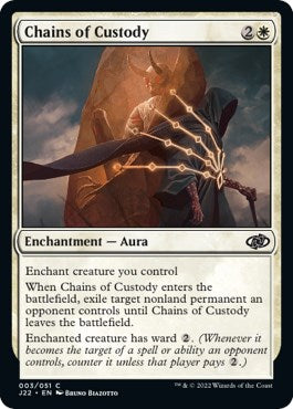 Chains of Custody [Jumpstart 2022] | Boutique FDB TCG