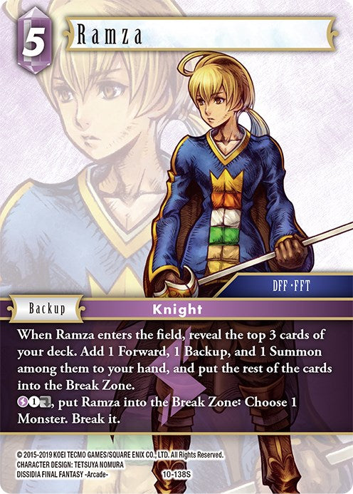 Ramza [Opus X] | Boutique FDB TCG