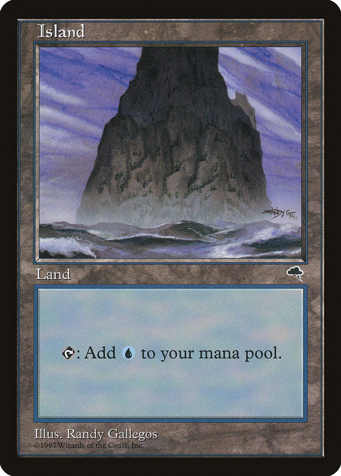 Island (Purple Sky and Water) [Tempest] | Boutique FDB TCG