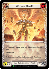 Wartune Herald (Yellow Extended Art) [FAB036] (Promo)  Rainbow Foil | Boutique FDB TCG