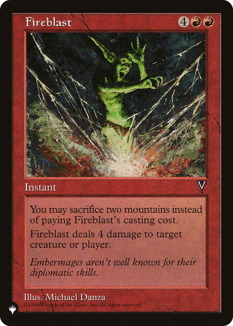 Fireblast [The List Reprints] | Boutique FDB TCG