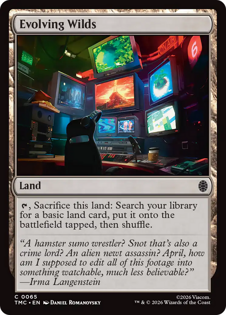 Evolving Wilds [Teenage Mutant Ninja Turtles Commander] | Boutique FDB TCG