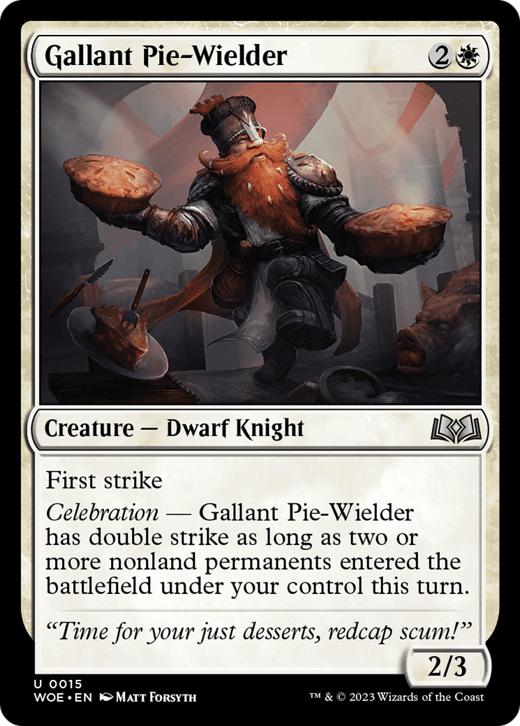 Gallant Pie-Wielder [Wilds of Eldraine] | Boutique FDB TCG